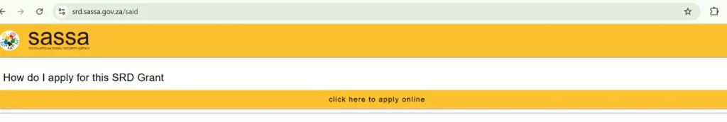 How to Apply for SASSA SRD Grant Application
